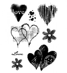 Clear Stamps - Heart Collection