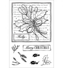 Clear Stamps - Holly Collage