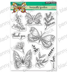 Clear Stamps - Butterfly Garden