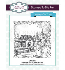 Cling Stamps - Denises Snowy Night