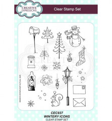 Clear Stamps Set - Wintery Icons