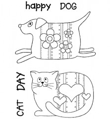 Clear Stamps - Pup and Mog