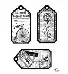 Clear Stamps - Tag Bicycle