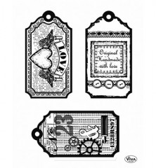 Clear Stamps - Tags Love