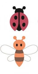 Collectables - Bee and Ladybird