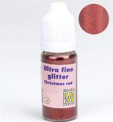 Flasche ultrafeiner Glitter Weihnachtsrot