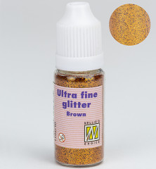 Flasche ultrafeiner Glitter braun