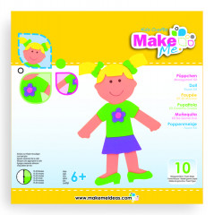 Kits for Kids Moosgummi 3D Puppe Mädchen