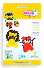 Kits for Kids Moosgummi Löwe und Tiger