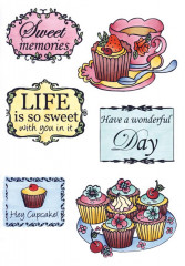 Clear Stamps Tea and cupcakes