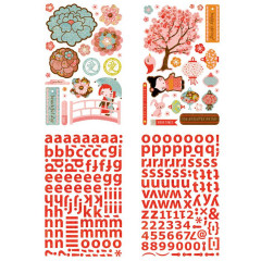 Chip Sticker shapes Konnichiwa