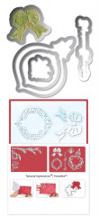Framelits Die Set w/Embossing Folder - Pinecone and Ornament