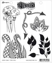 Dylusions Cling Stamps - Doodle Parts