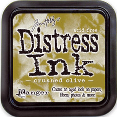 Distress Ink Kissen - Crushed Olive