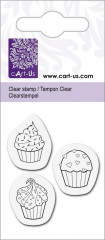 Mini Clear Stamps 3 kleine Kuchen