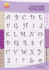 Clear Stamps - Alphabet Curly Großbuchstaben