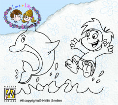 Clear Stamps Lily en Lars dolphin