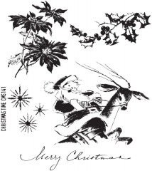 Cling Stamps Tim Holtz - Christmas Time