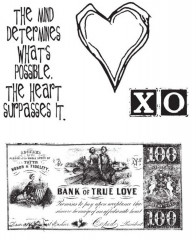 Cling Stamps Tim Holtz - From the Heart