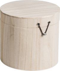 Holzbox rund (15 cm)