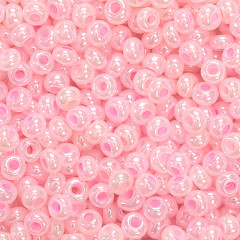 Rocailles perlmutt rosa