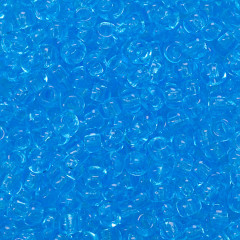 Rocailles transparent himmelblau          