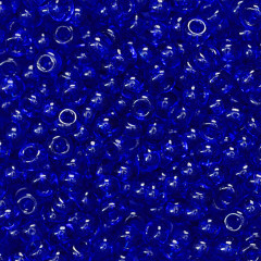 Rocailles transparent dunkelblau