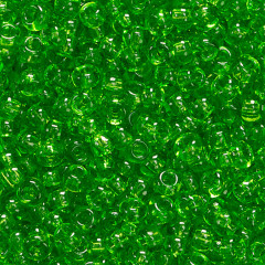 Rocailles transparent grün