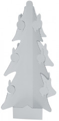 Karton-Bausatz weiß Baum klein