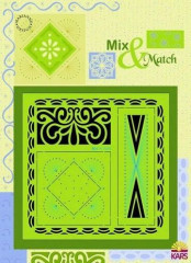 Mix + Match Schablone Bogen