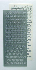 Sticker-L-Stitch® Sticker Large/Medium/Small silber