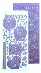 Sticker Vogelkäfig mirror candy
