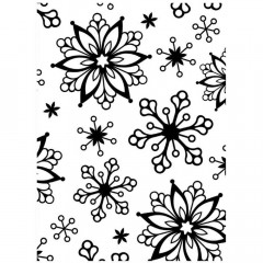 Embossing Folder - Snowflake Background