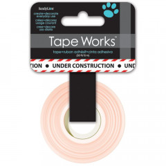 Tape Works Tape - Under Construction, Black and Red