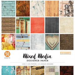 Mixed Media 12x12 Paper Pad