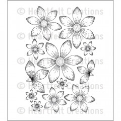 Cling Stamps - Sun Kissed Fleur