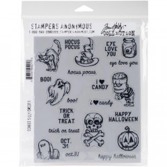 Cling Stamps Tim Holtz - Scared Silly