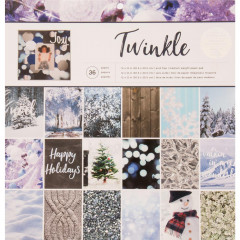 Twinkle Holiday Photo Real 12x12 Paper Pad