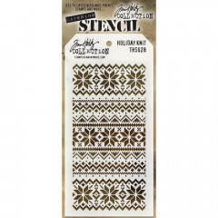 Tim Holtz Layered Stencil - Holiday Knit