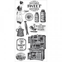 Cling Stamps - Home Sweet Home 1