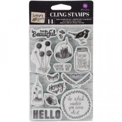 Cling Stamps - Forever Green