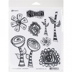 Dylusions Cling Stamps - Everythings Rosy