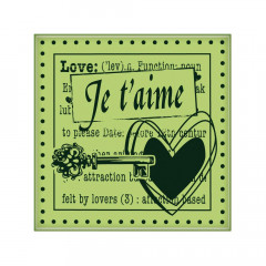 Cling Stamps - Je t&#39aime