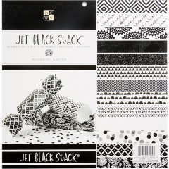 Jet Black 12x12 Paper Stack