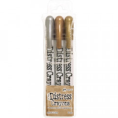 Distress Crayon Set - Metallics