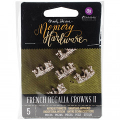 Memory Hardware Embellishments - French Regalia Crowns II