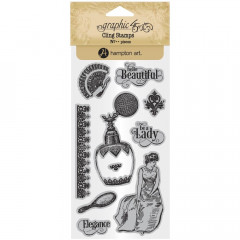 Cling Stamps - Portrait Of A Lady 2