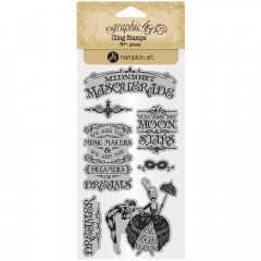 Cling Stamps - Midnight Masquerade 1