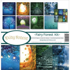 Fairy Forest W/Fireflies and Unicorn 12x12 Collection Kit