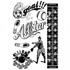 Cling Stamps - All Stars